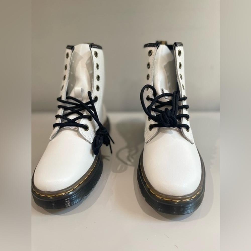 Dr. Martens  Combat Boots - White, Size 6 - Picture 3 of 9